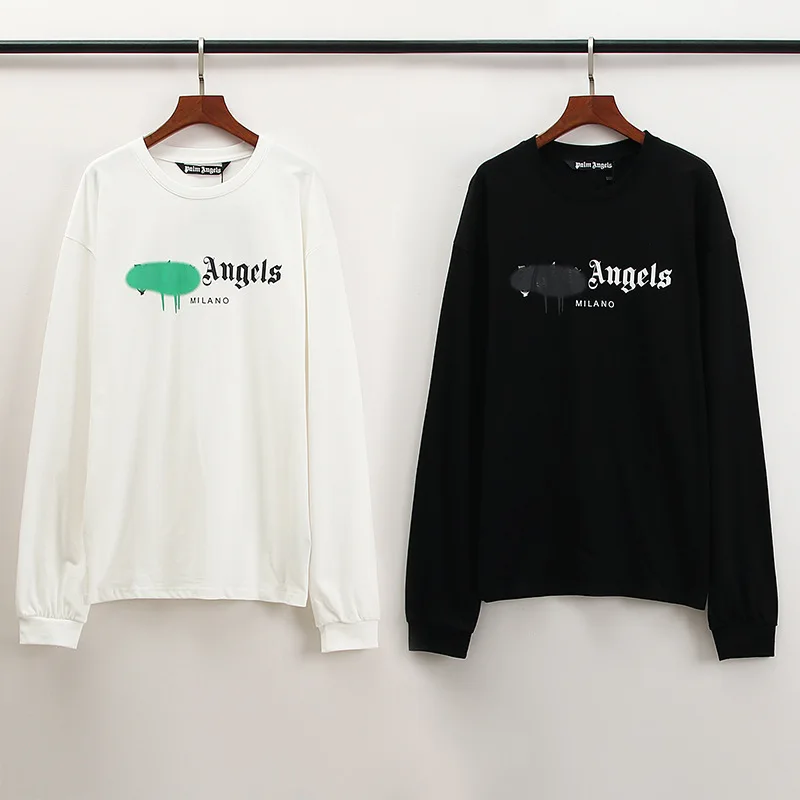 Palm Angels spray paint printing unisex 