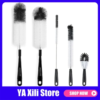 

1 set Cup Scrubber Glass Cleaner Bottles Brush Sink Kitchen Accessories Drink Mug Wine Suction Cup Cleaning Brush Gadgets tool