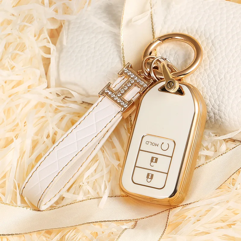 Cover chiate/telecomando per Honda Civic City Accord CRV XR-V odissea Vezel Jade Crider Fit portachiavi - H251479f8217249eea0df5cfc2b3afac8L