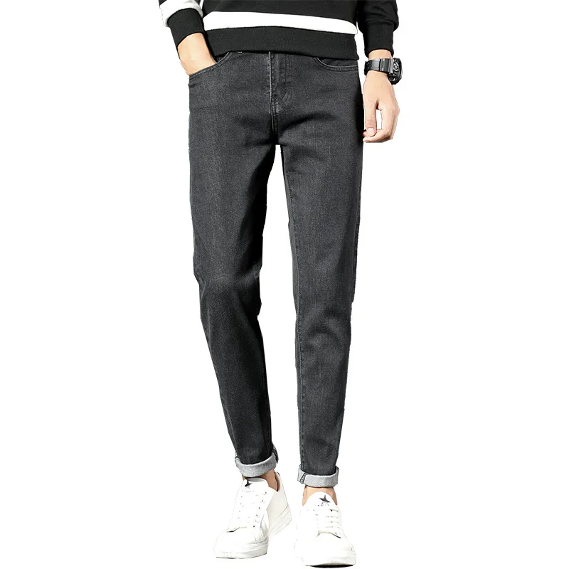 Мужские джинсы Homme Jogger Biker Masculina узкие брюки Pantalon Vaquero Hombre хип-хоп мешковатые