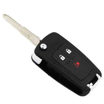 

New Replacement 3 Button Folding Flip Remote Smart Car Key Shell Case Housing Fob for Chevrolet Spark 2012 2013 2014 2015
