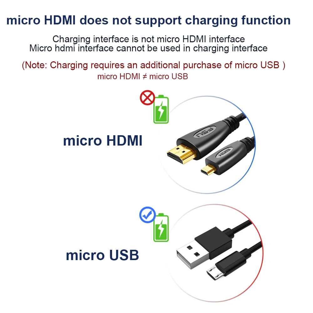 Кабель переходник Micro HDMI на скорость 1080P 3D позолоченный 1 м 3 5 м|Кабели HDMI| |