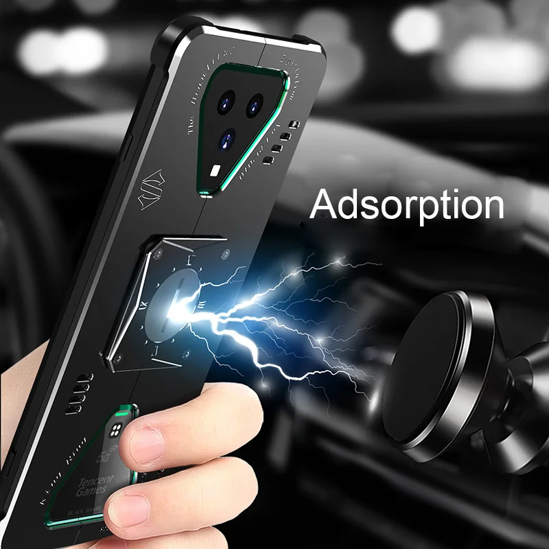 3FCASE Metal Black Shark 3 Pro Case Shockproof Aluminum Metal Armor Cover Coque For Xiaomi Black Shark 3S 3 Pro Funda Phone Case 3FCASE Metal Black Shark 3 Pro Case Shockproof Aluminum Metal Armor Cover Coque For Xiaomi Black Shark 3S 3 Pro Funda Phone Case