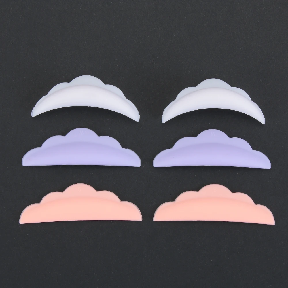 

3 Pairs 3D Fake Eyelashes Pack Gel Pad Eyelash Perm Permanent Curler Curling Root Lifting False Eyelash Eyelashes Patches Pads