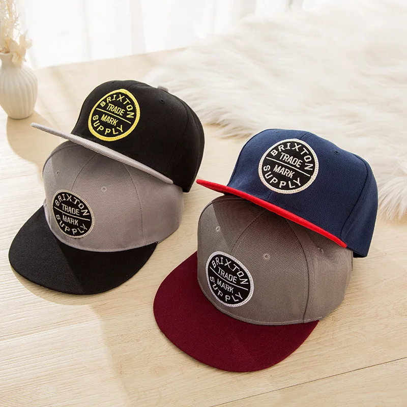 

2019 New Fashion Snapback Baseball Cap Letter Embroidered Skull Cap Hip Hop Baseball Hat Wild Visor Hat Street Dance Hat Unisex