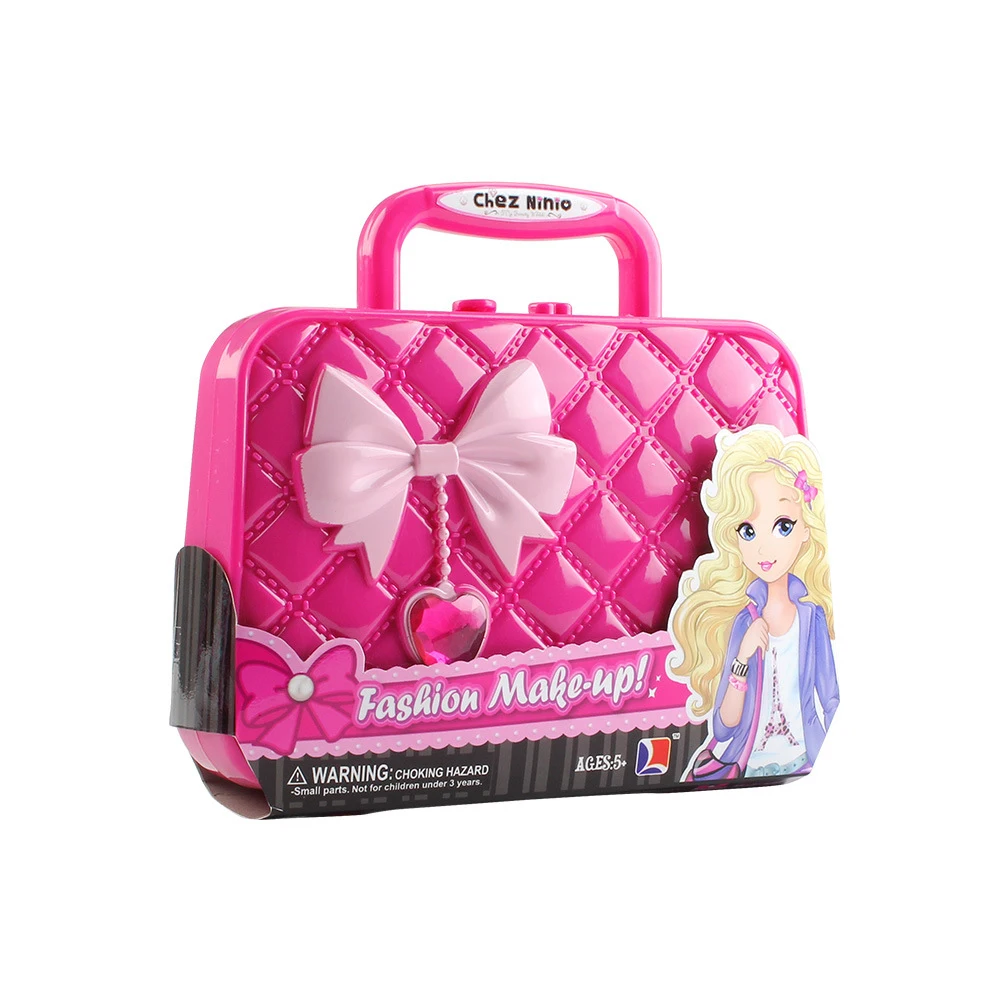 

Lipstick Baby Safe Tote Bags Brushes Children Performance Non-toxic Washable Storage Stage Cosmetics Toy Makeup Kits Eye Shadow