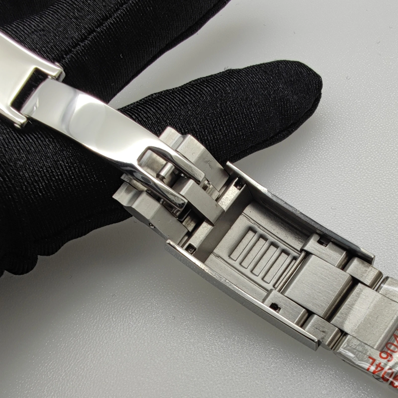 20mm Watch Strap 316L Stainless Steel Bracelet Steel Band Quick Fine-Tuning Mechanical Watch Watchband Replacement