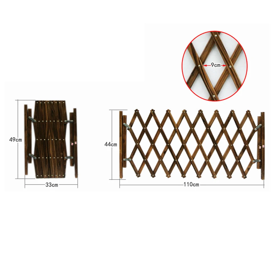 wooden expandable baby gate