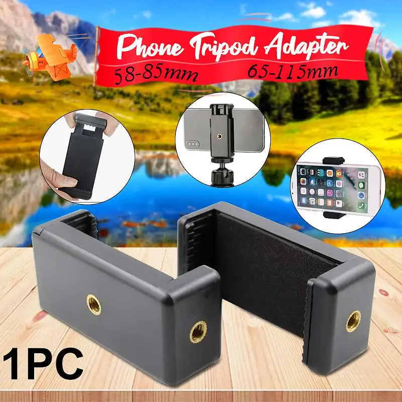 

Bakeey Universal Mobile Smartphone Tripod Mount Clip Holder Bracket For Tripod Selfie Stick Phone Clip Holder Camera Accessories