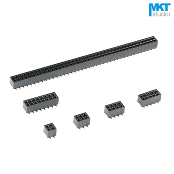 

100Pcs 2.0mm Pitch Vertical SMD SMT Double Row 4.3mm Female PTH Pin Header For Arduino 2x20P