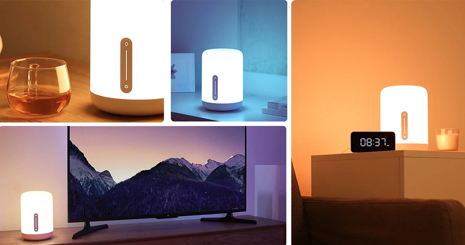New Version Xiaomi Mijia Bedside Lamp 2 Smart Light voice control touch switch smart APP color adjustment For Apple Homekit Siri (3)