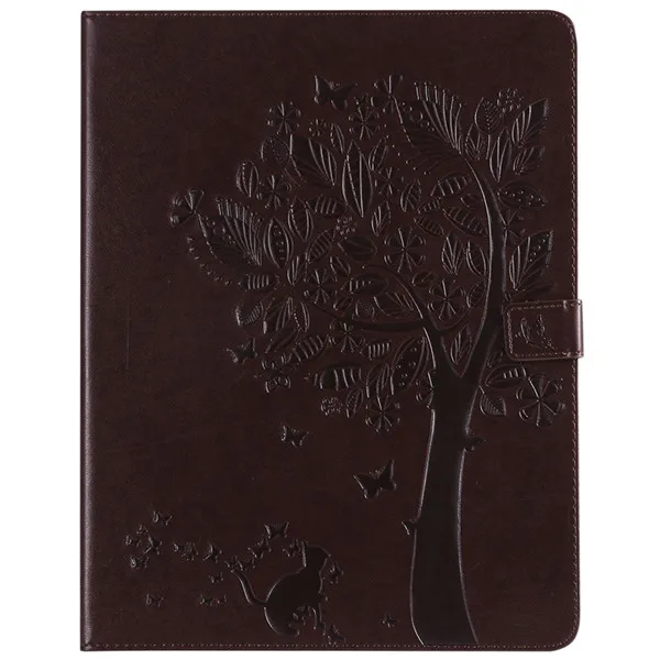 Wekays для Apple iPad Pro 11 дюймов мультфильм кошка дерево кожаный чехол для Coque iPad Pro 11 дюймов чехол для телефона - Цвет: D