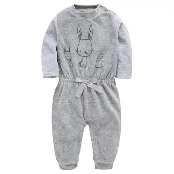

Honeyzone Fashion Ropa Bebe Recien Nacido Rabbit Gary Waist Down Baby Girls Clothes Mamelucos Para Bebe Fille Baby Jumpsuit