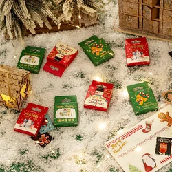 Haile 46pcs/set Cute Bronzing Christmas Sticker For Card Making Diary Album Crafts Scrapbook DIY Decorate Stationery Stickers