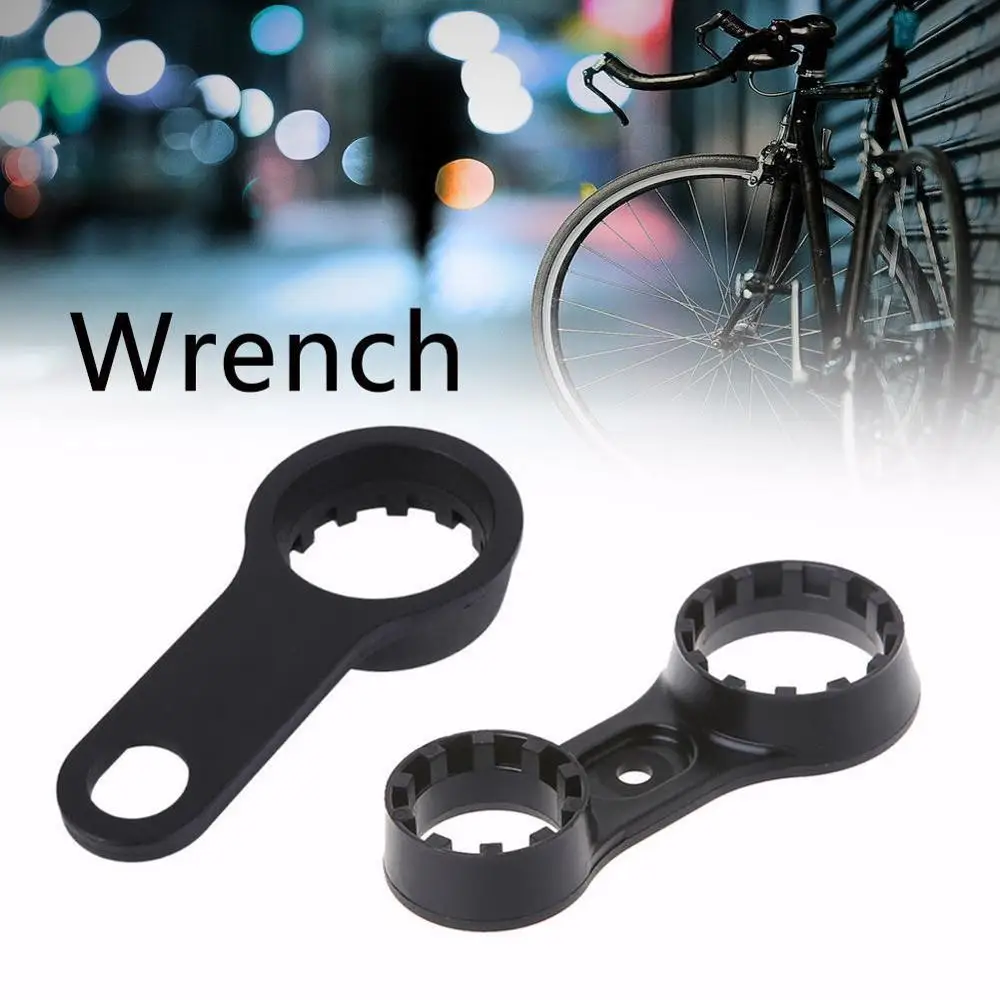 Bicycle Wrench Double Head Practical Front Fork Spanner Bike Repair Tools Mountain Bike Cycling Professional Lightweight Spanner Tools Parts for SR Suntour XCT XCM XCR