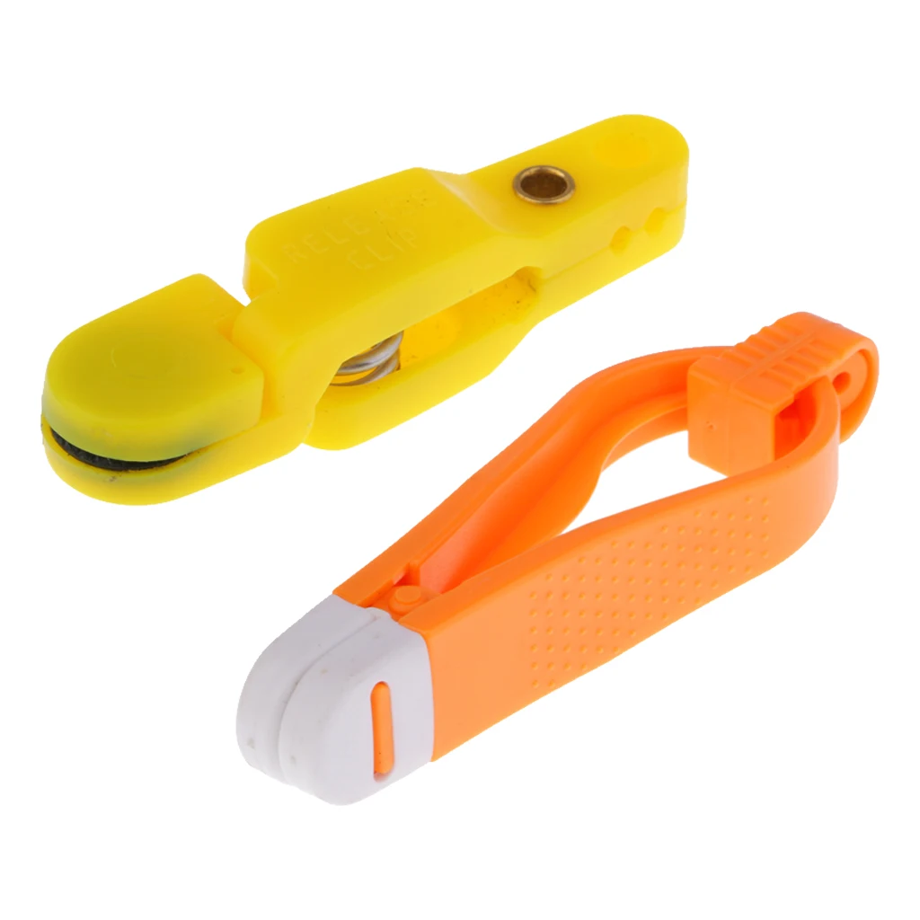 

2Pcs Power Grip Release Clip Trolling Trawl Fishing Release Clips Snap Release Clip For Planer Board Kite Offshore Fishing