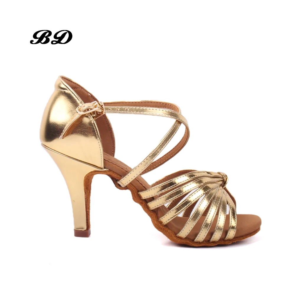 STOCK TOP Sneakers Dance Shoes BD Dancing Shoe Latin Sandals Ballroom Women Tie 7 Shoelaces SALSA 2398 Free BD BAGS 2022 NEW 3