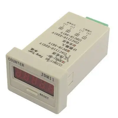 

JDM11-5H Resettable 5 Digits LED Display Panel Digital Counter 24Volt