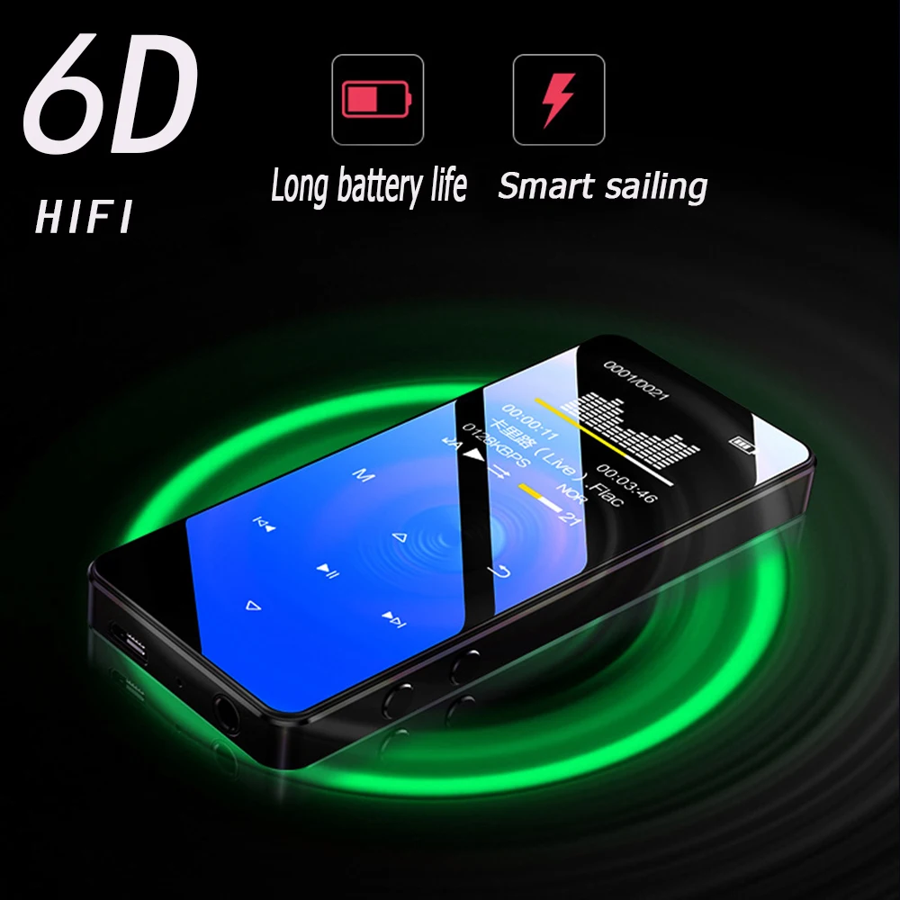 MP3 MP4 портативный Bluetooth 16 Гб 1 8 ''музыкальный плеер с сенсорным ключом fm-радио