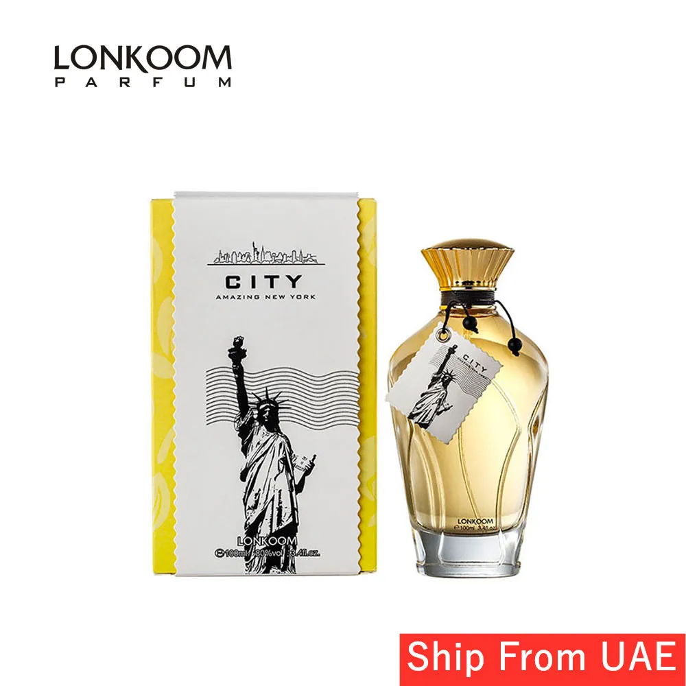 

LONKOOM Perfume NEW YORK Women Perfume Citrus-Floral Scent Fragrance Spray For Lady 100ml Long Lasting Aroma Free Shippin