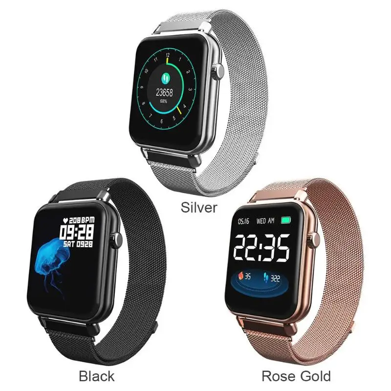 Y6pro Smart Watch Heart Rate Blood Pressure Monitor Call Reminder IP67 Bracelet Exercise Mileage Calorie Consumption