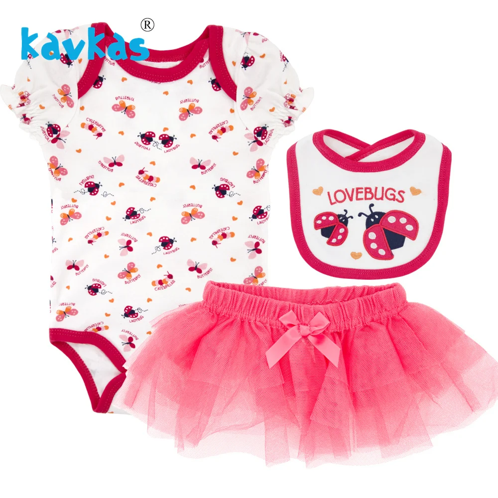 TZ6103 Kavkas/комплект одежды для новорожденных, хлопковые боди с короткими рукавами и рисунком кролика+ штаны+ повязка на голову+ носки, комплект одежды из 4 предметов для маленьких девочек - Цвет: TZ6103