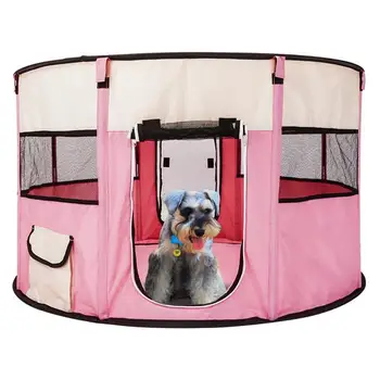 

HOBBYZOO 40" Circular Portable Foldable 600D Oxford Cloth Pet Fence Tent with Zipper