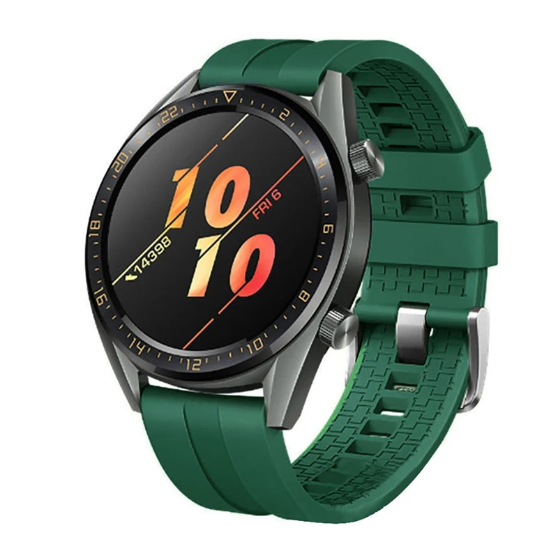Galaxy watch band для samsung Galaxy watch Active ремешок 46 42 мм gear S3 силиконовый браслет 20 мм 22 мм ремешок для huawei Watch GT