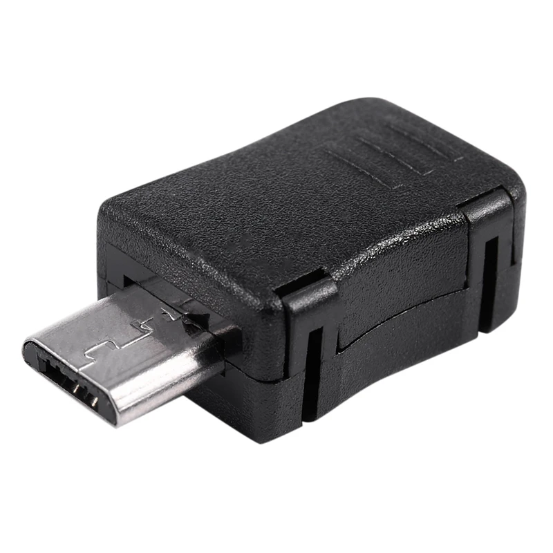 Продвижение- 10 шт. 5-контактный микро Тип usb B Штекерный разъем Пластик крышка