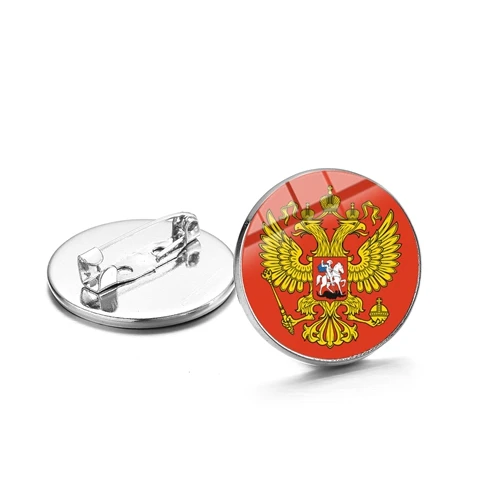 Style 7 SIAN двойной головной значок орла булавка Национальная эмблема Российской Федерации Россия Мейсон медали серповидный Молот CCCP броши ювелирные изделия - Окраска металла: Style 7