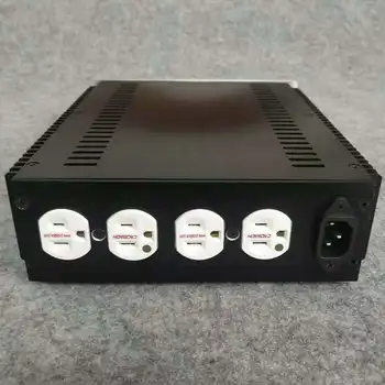 

High-quality US/EU Linear Power Supply Filter Power Socket Lightning Protection With Voltmeter Extension Socket For HiFi Audio