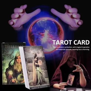 

78PC Thelema Tarot Card Lo Scarabeo decks Five languages English Spanish French Italian German Beginners Tarot Adepts Alike Game