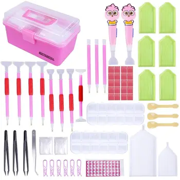 

117pcs New Design Diamond Painting Tools DIY Art Craft Diamond Needle Pen Embroidery Set 5D Diamond Painting Accessories