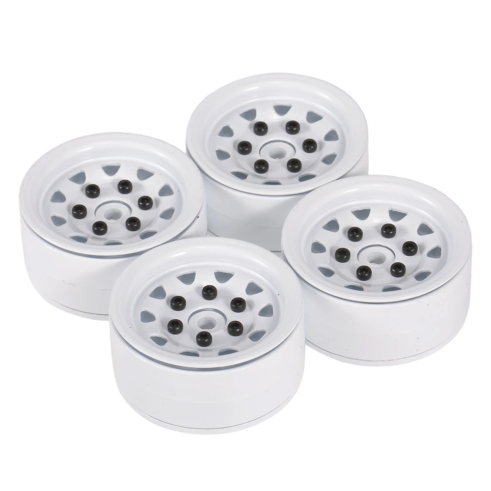 4pcs AUSTAR AX-617GL 1.9inch Metal Wheel Hub Rim Set for Axial SCX10 RC4WD D90  RC Car 110 RC Rock Crawler Truck Model Parts (8)