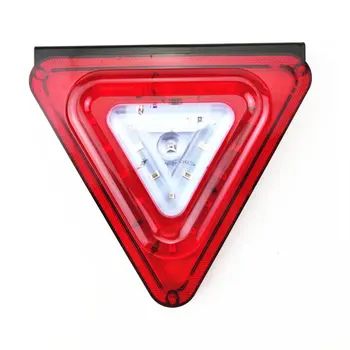

Waterproof Triangle Flashing Warning Light Brake Light Abs Led Flash Rear Light Rear-End Anti-Fog Light 1 Pcs