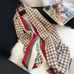 Cashmere Woman Scarf Plaid Blanket Tartan Pashmina Fringed Thickened Warm Comfortable Winter Long Wrap Ladies Fashion Scarves