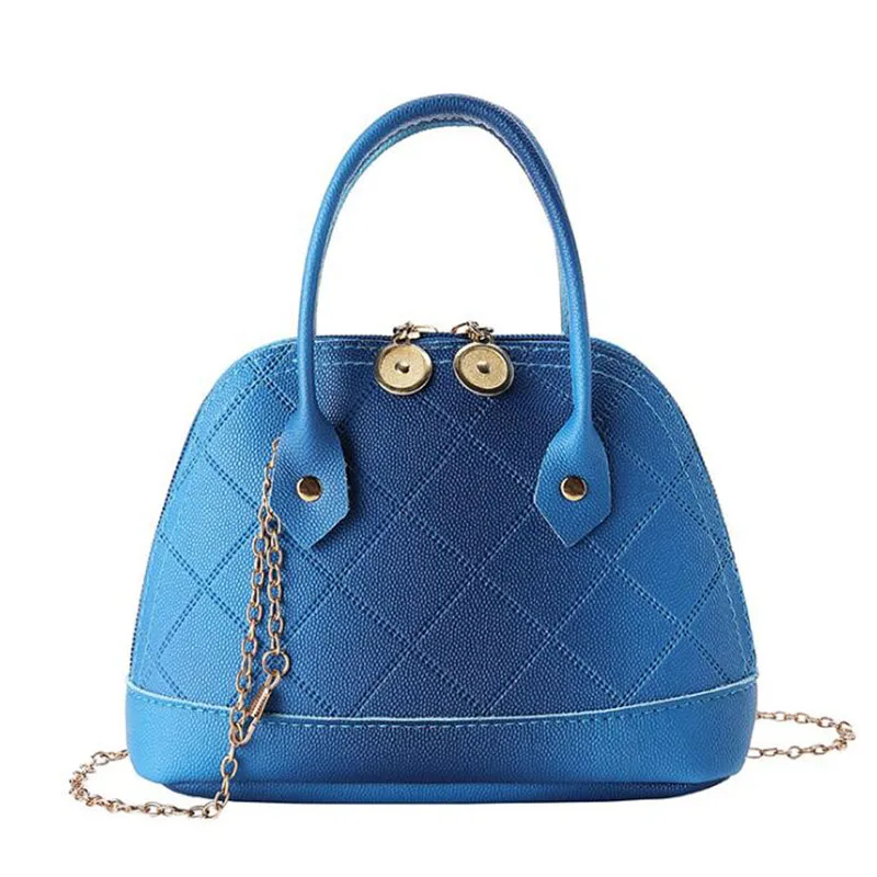Новые известные бренды Женские сумки-мессенджеры роскошные сумки для сумки на плечо из искусственной кожи женская сумка дизайнерские маленькие сумки через плечо - Цвет: Синий