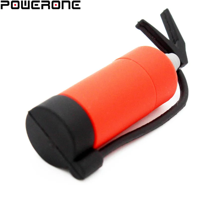 POWEONE мультяшный Огнетушитель флеш накопитель 4 ГБ 8 16 32 64 противопожарный usb флешки