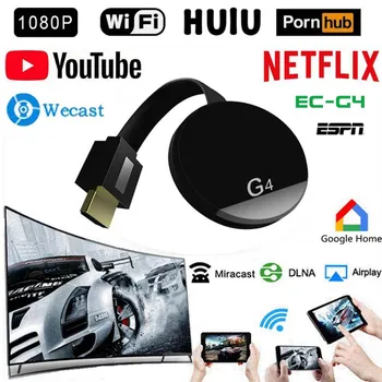 

HDMI Wireless Display Wecast G4 for Android iOS for Chromecast 4th miracast Support 4G Cellular Data Casting Media TV Stick
