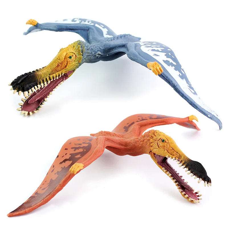 

New Style Jurassic Solid Simulated Dinosaur Models Toy Ancient Magic Dragon Quetzalcoatlus Plastic Animal Model Wholesale