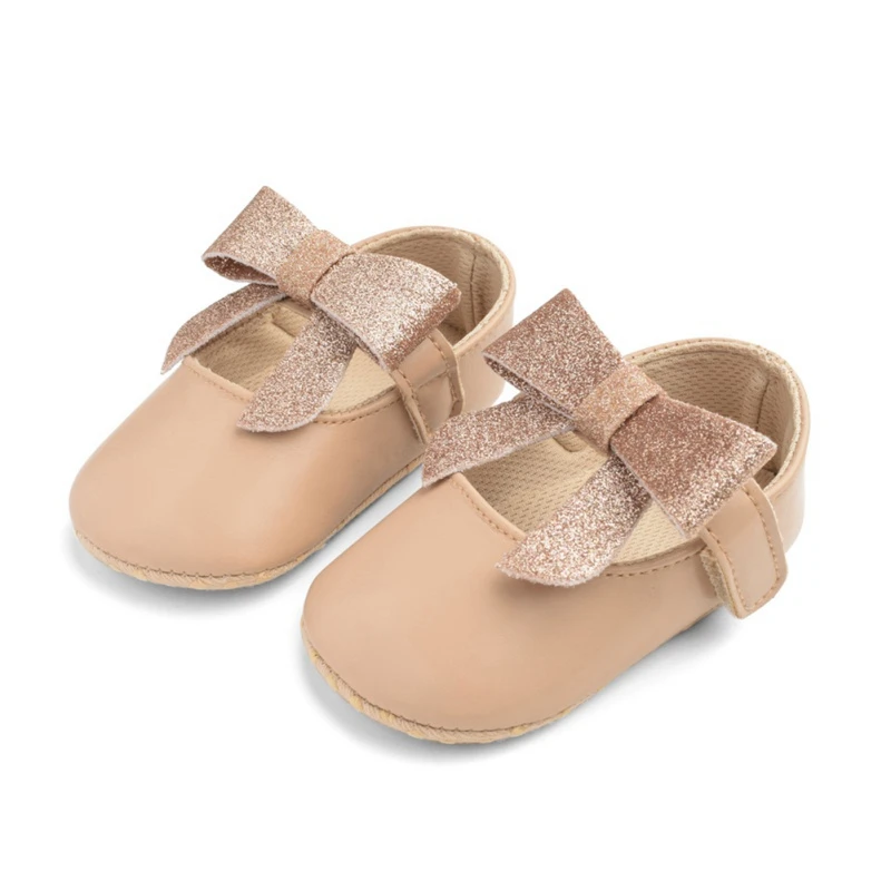  Baby PU Leather First Walkers Baby Boy Girl Baby Moccasins Moccs Shoes Bow Fringe Soft Soled Non-sl