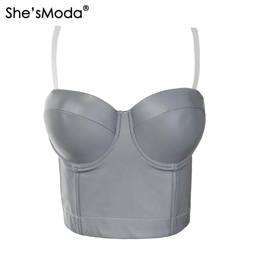 

She'sModa Fluorescence Bralet Women's Bustier Bra Night Club Party Cropped Top Vest Plus Size