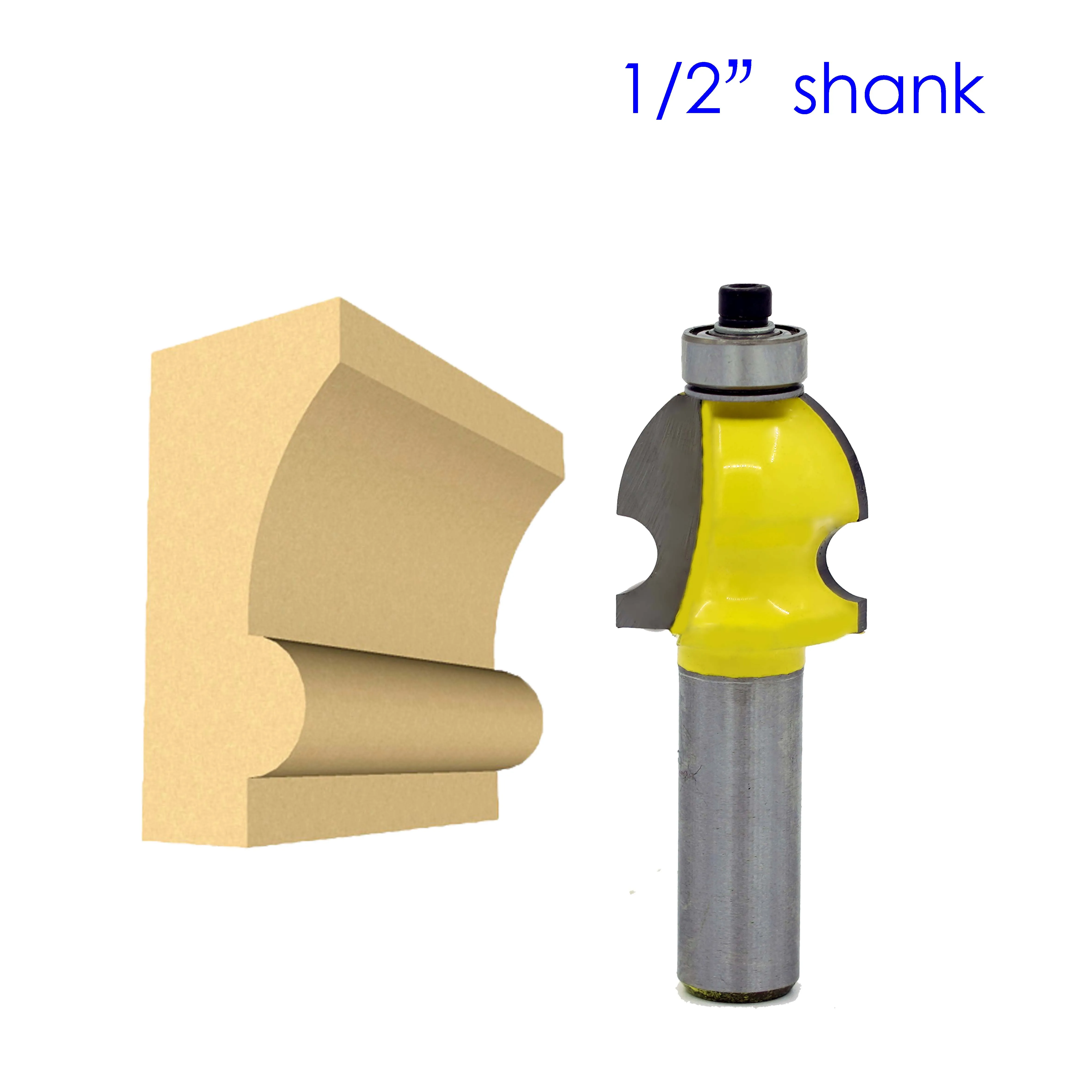 

1pc 1/2" Shank Line Architectural Molding Router Bit Woodworking Tenon Milling Cutter for Wood Machine Tools