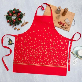 

Apron "Ethel" Gold stars 60x65cm, 100% chl, 190g / m2 5035886