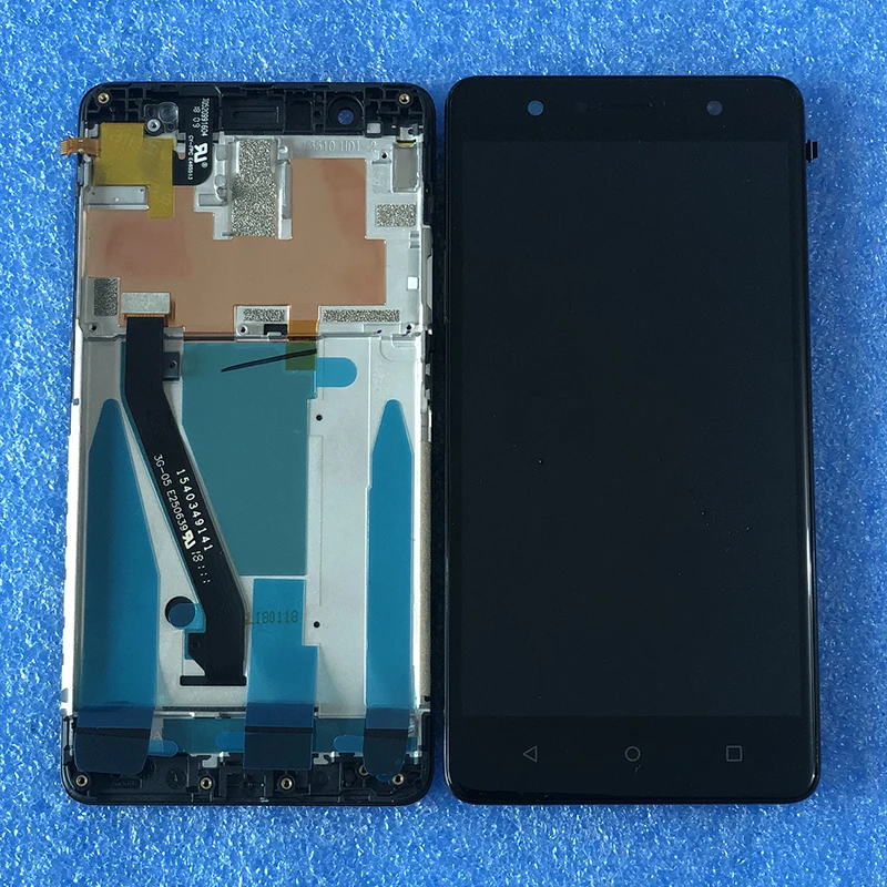 Для 5," LENOVO K8 Plus Axisinternational ЖК-экран с рамкой+ сенсорная панель дигитайзер для K8 Plus рамка дисплея