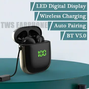 

TWS Wireless Bluetooth Earphones Finger Control Bass Stereo Sport Wireless in ear Earbuds With LED Power Display head set