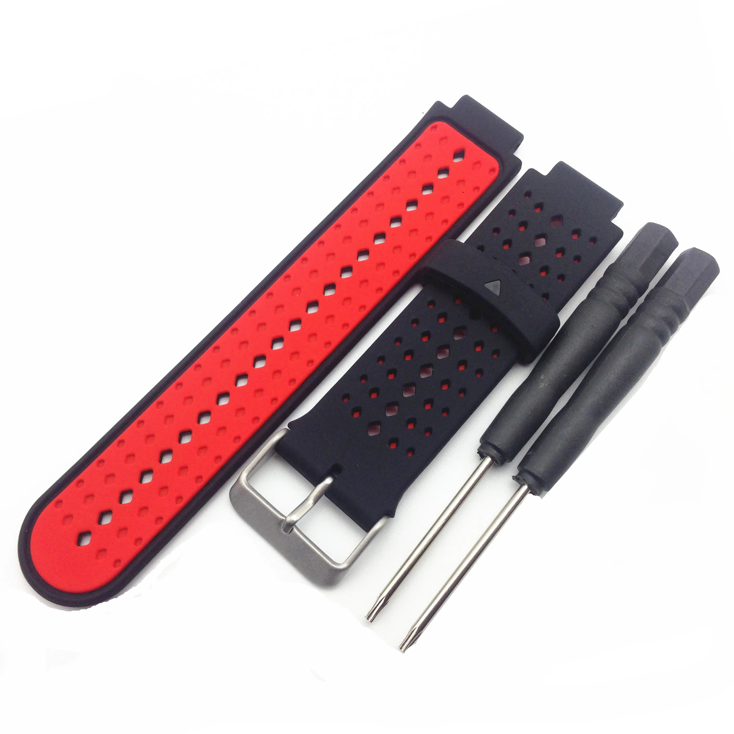 Premium Silicone Replacement Watchband Strap with Tool