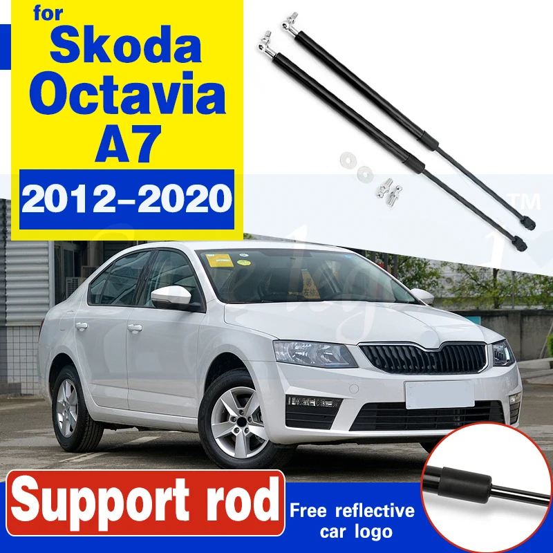 

For 2012-2020 Skoda Octavia A7 MK3 Car-Styling Refit Bonnet Hood Gas Shock Lift Strut Bars Support Rod Accessories