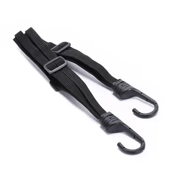 

2 Hooks Motorcycles Strength Retractable Helmet Luggage Rope Strap Electric New Holder Drop Black Buckle Ship Hook Elastic F7W9