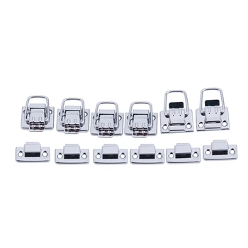 

New 6Pcs Fastener Toggle Latch Catch Chest Case Suitcase Boxes Chests Trunk Lock